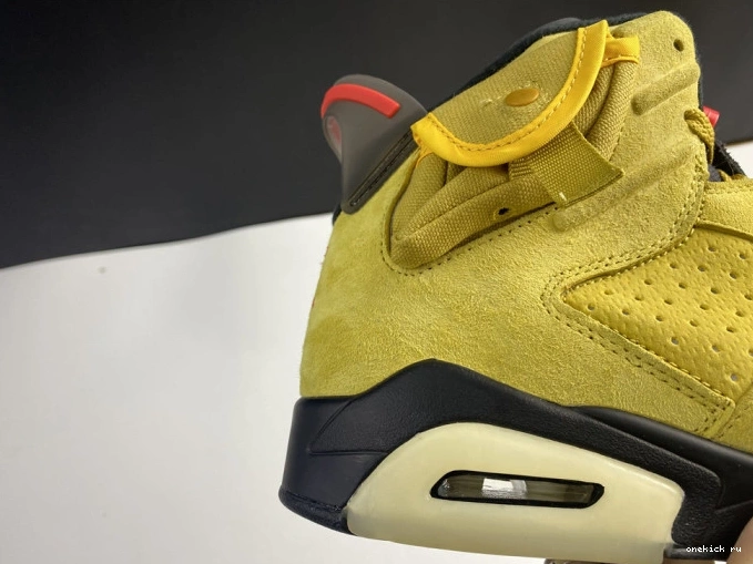 Rep Onekick X TRAVIS YELLOW 6 JORDAN CN1084-300 SCOTT AIR 0817